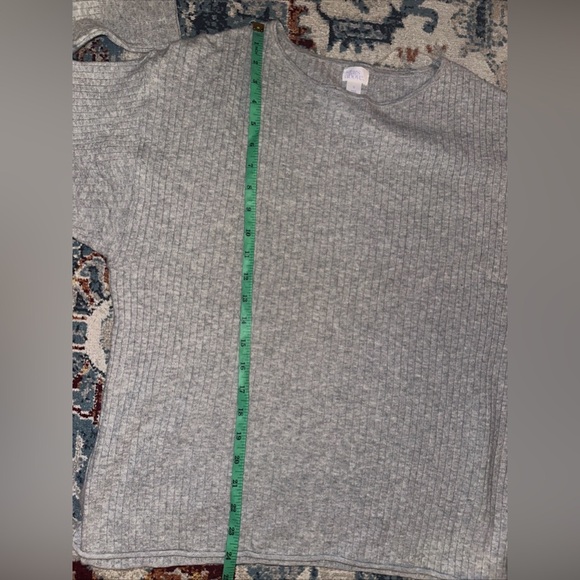 NWT Stars Above Womens Gray Long Sleeve Knit Sweater Size Small - Picture 8 of 8